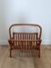 Porte revues en osier rotin vintage