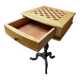 Sycamore and mahogany chess game box