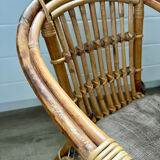 Child's rattan armchair