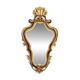 Golden Baroque Resin Wall Mirror – Rococo Style