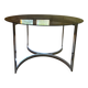 Table verre fumé design vittorio introini
