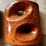 Pair of vases by Roberto Rigon for Bertoncello cermamiche d'arte