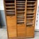 Triple oak curtain binder early xxth curtain Scholz Star Paris
