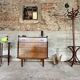 Commode vintage scandinave en bois exotique – 4 tiroirs
