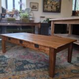 Solid oak coffee table