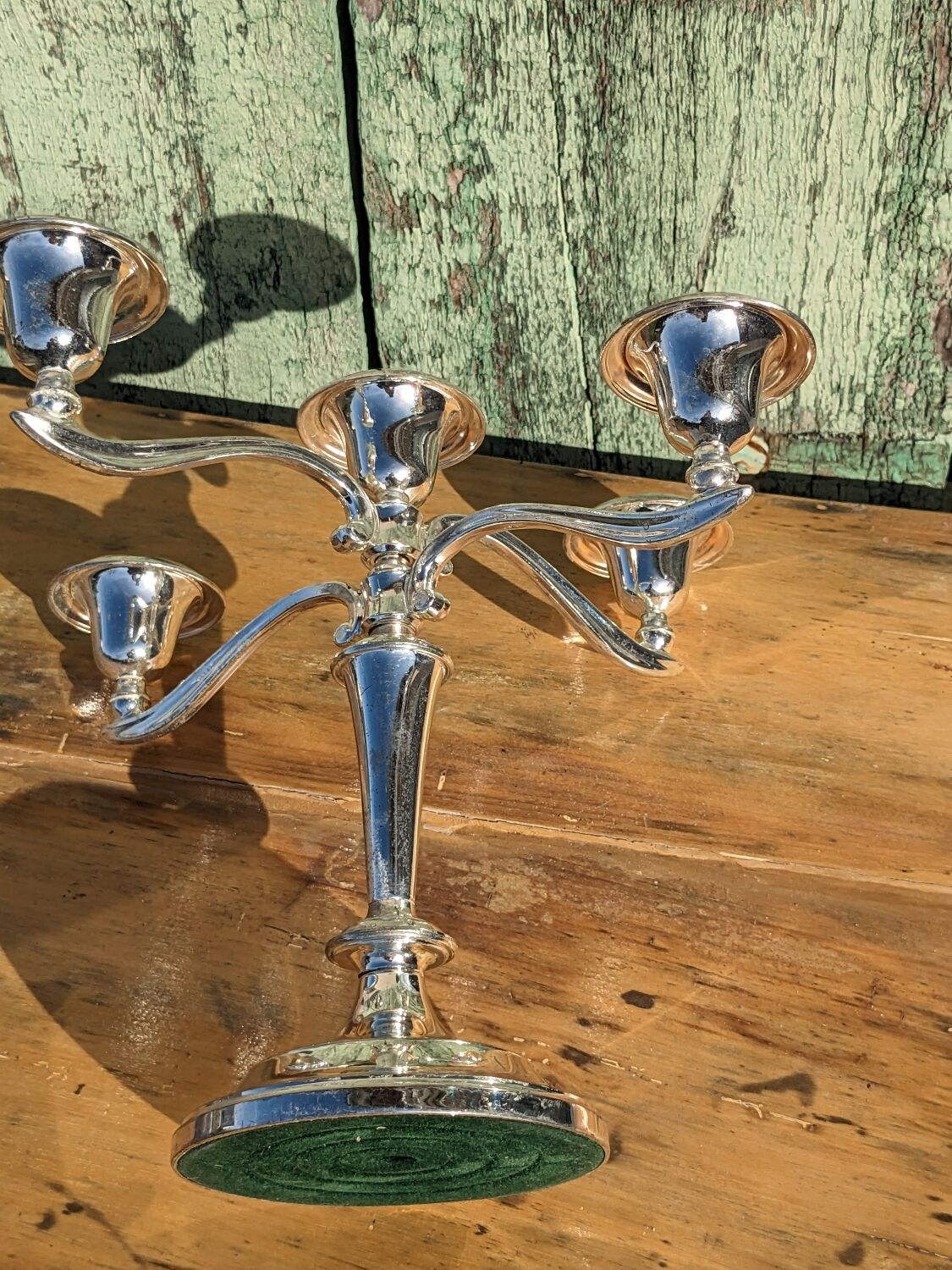 Silver candlestick