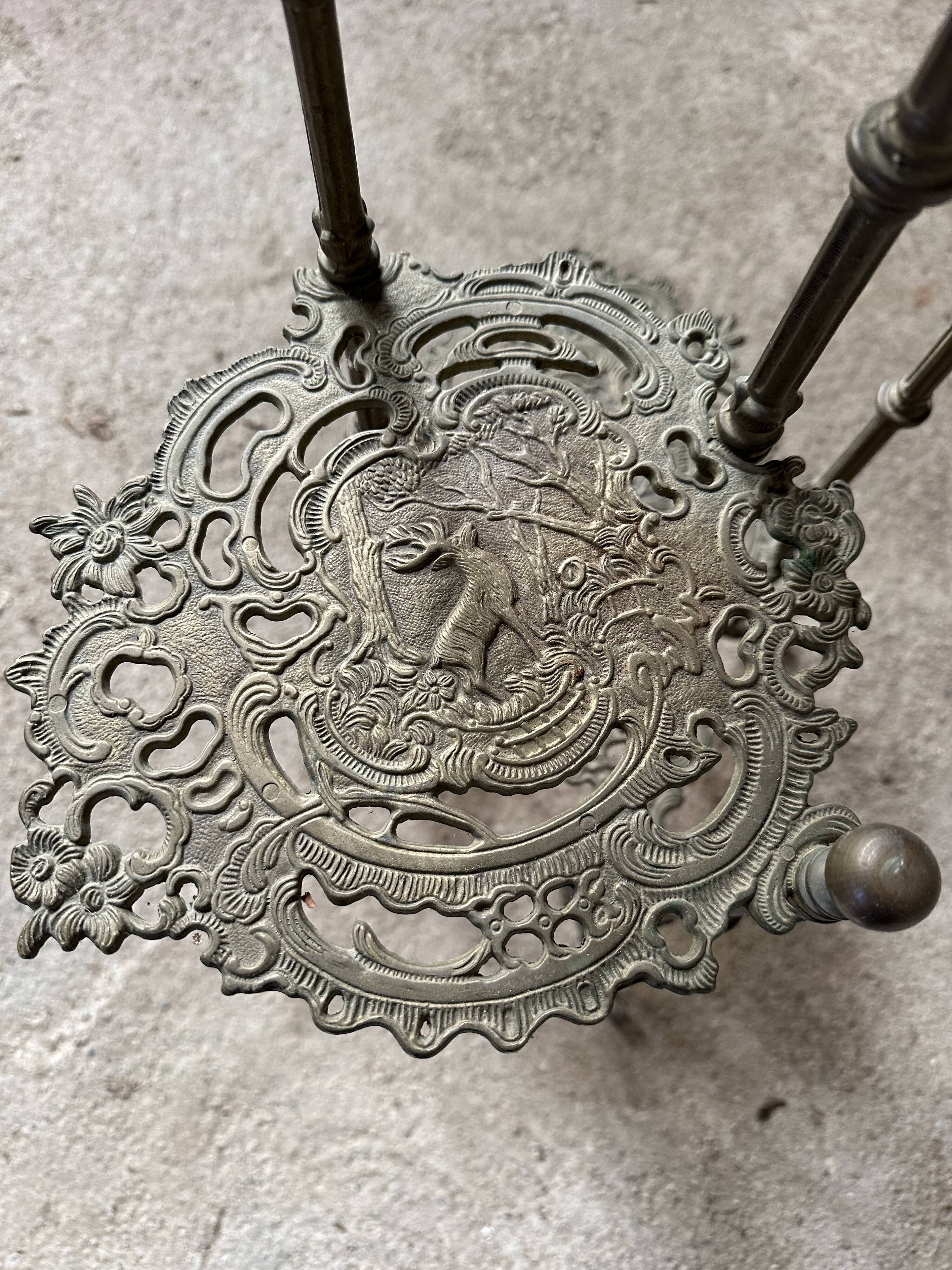 Vintage brass harness