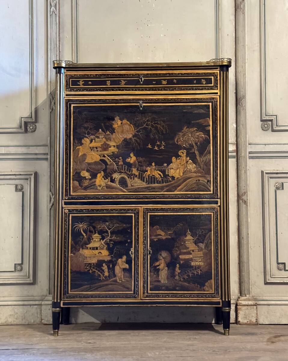 Louis XVI Lacquered Secretary, Late 18th Century