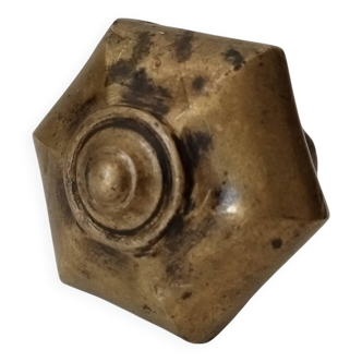 Poignée bouton de meuble art déco années 30/40