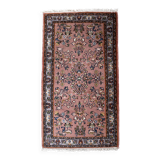 Tapis vintage Seraband à motifs floraux fait main