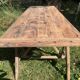 Table tréteaux vintage