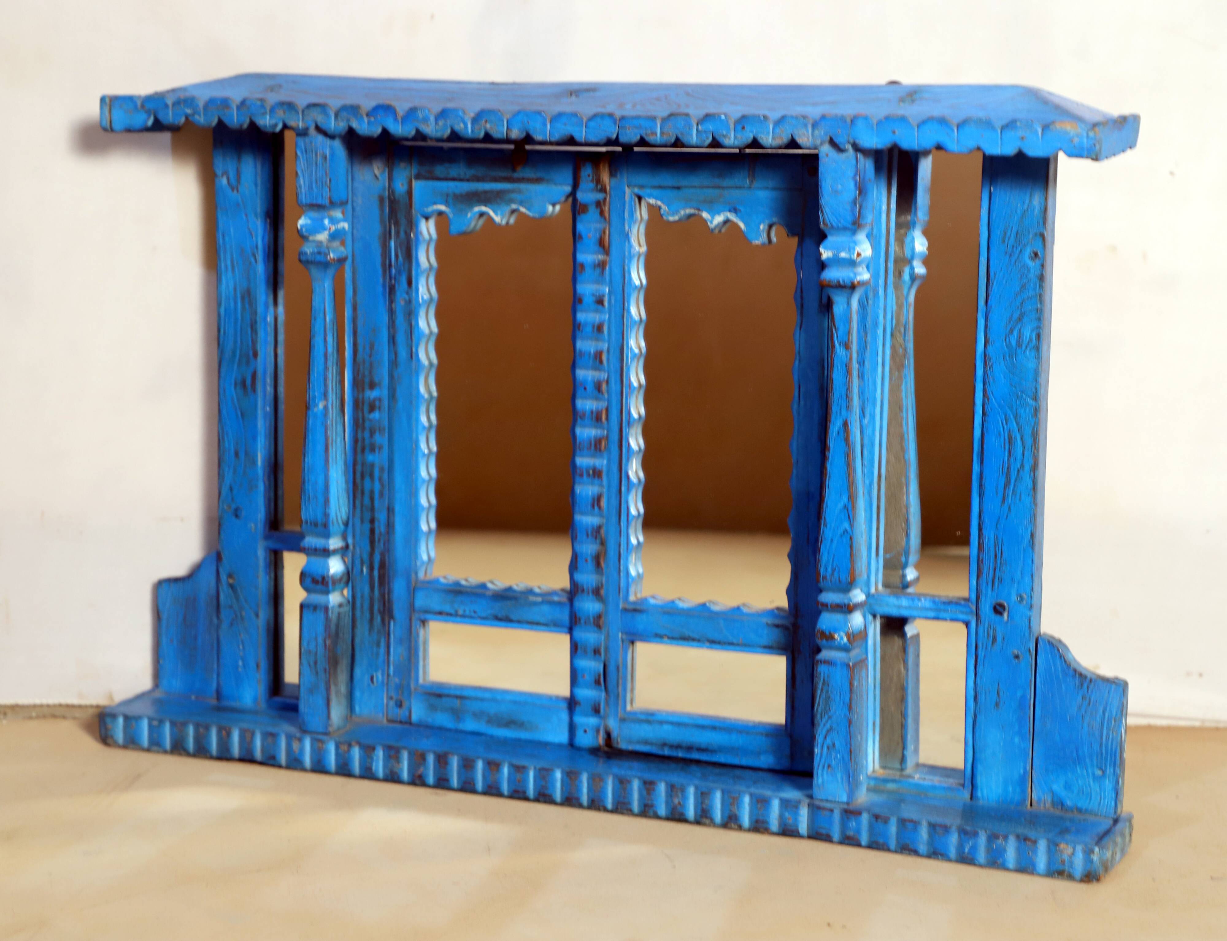 Mirror - Burmese teak window