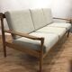 Reupholstered scandinavian sofa