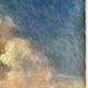 Tableau ancien paysage champêtre signé blain début xx siècle