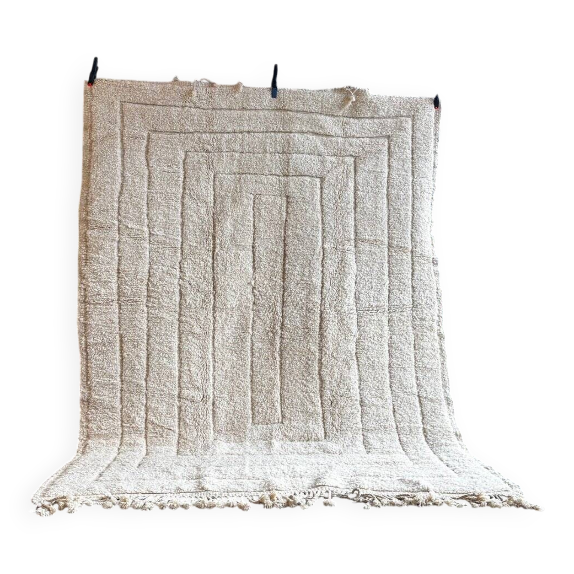 Beni Ourain rug in wool, Moroccan