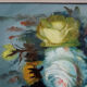 Still Life - bouquet of roses – oil on canvas framed by Pilar Benlloch
