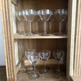 Antique engraved stemware