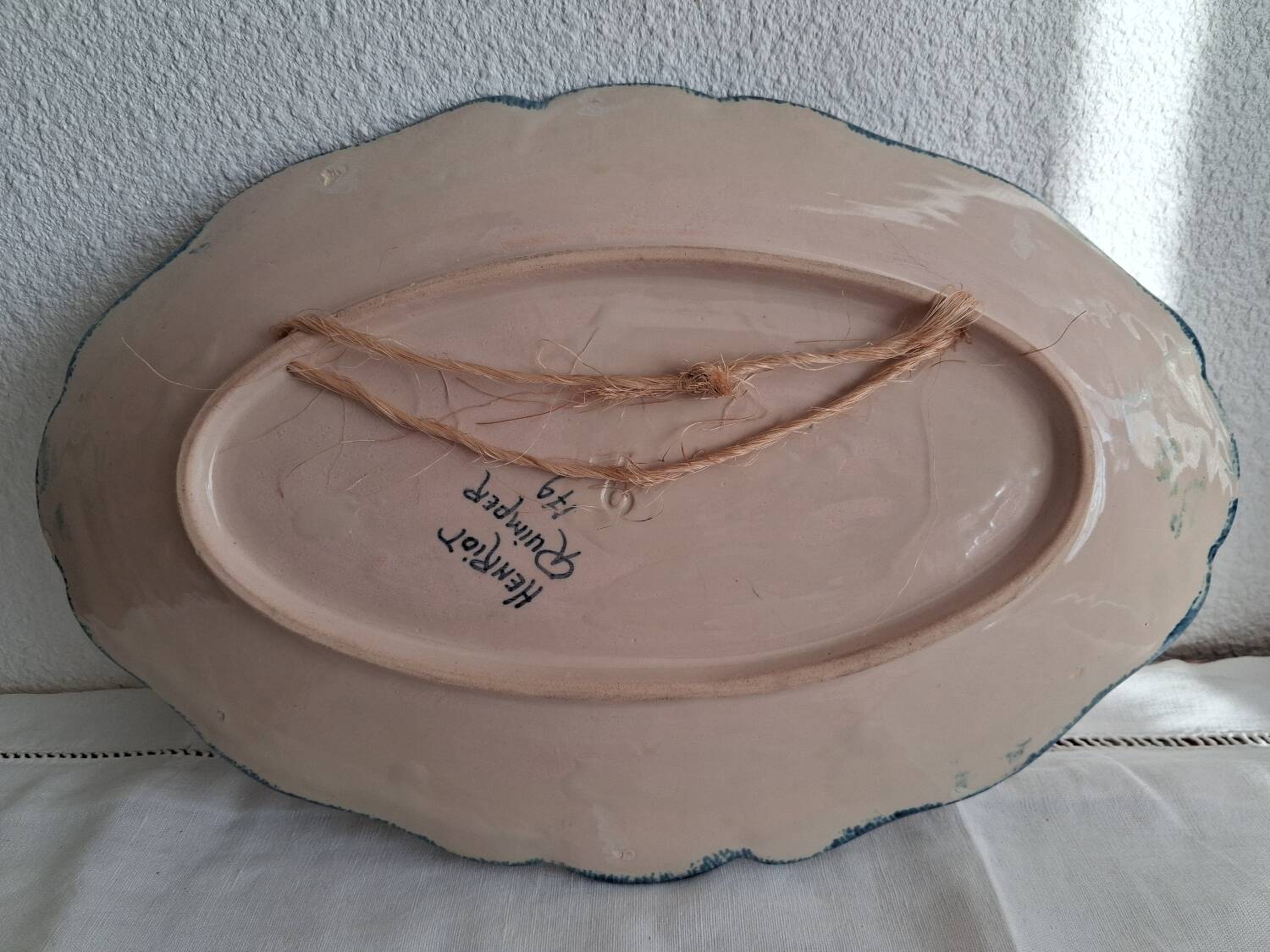 Henriot Quimper decorative plate