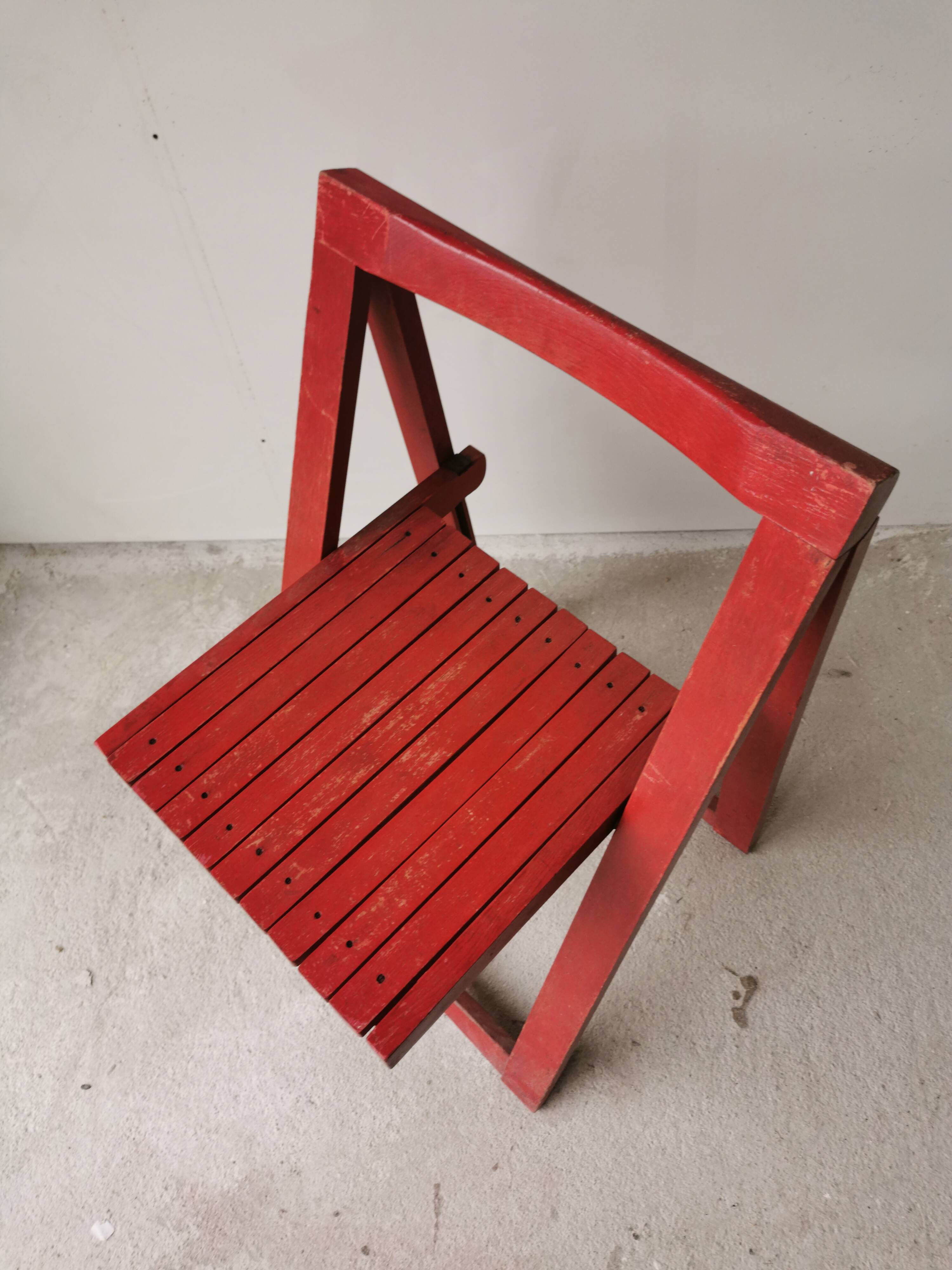 Chaise pliante vintage