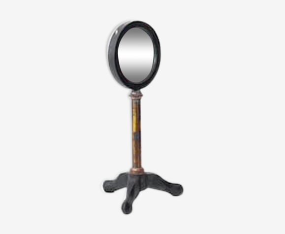 Vintage Mirror Antique Tripod Stand Round Dressing Table Original Selency Vintage Mirror Antique Tripod, Mirror With Stand For Table
