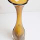Vase soliflore Murano jaune orange