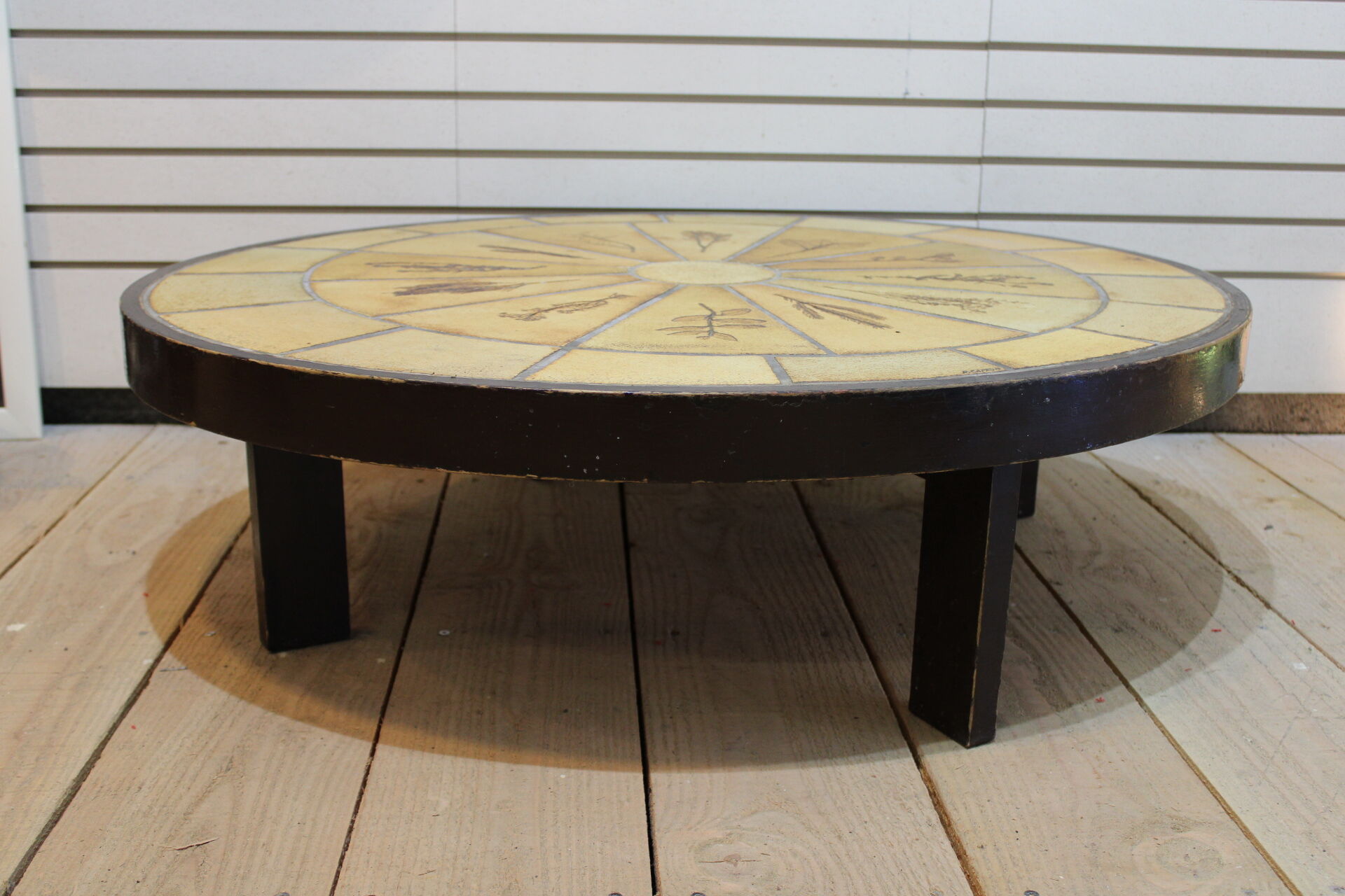 Roger Capron herbarium coffee table