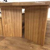 Solid wood dining table