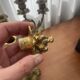Two magnificent bronze candelabra