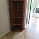 Corner bookshelf - Pentagon shape - Solid wood - 1980s - Richelieu