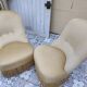 Paire de fauteuils crapauds