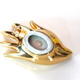 Empty golden pocket "hand" porcelain, 70s