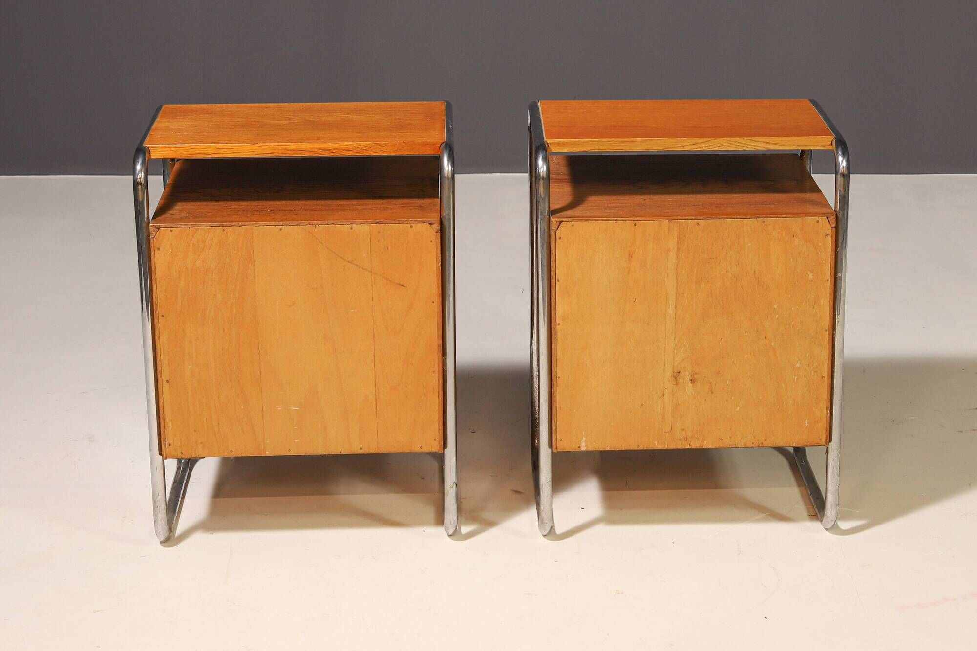 Pair of Functionalist Nightstands | 1930s–1940s