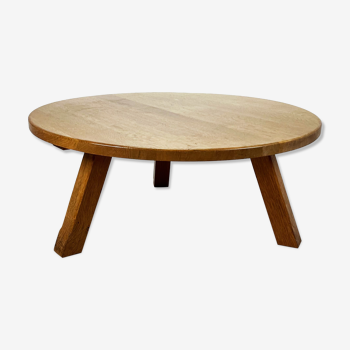 Mid century modernist oak coffee table, 1960s