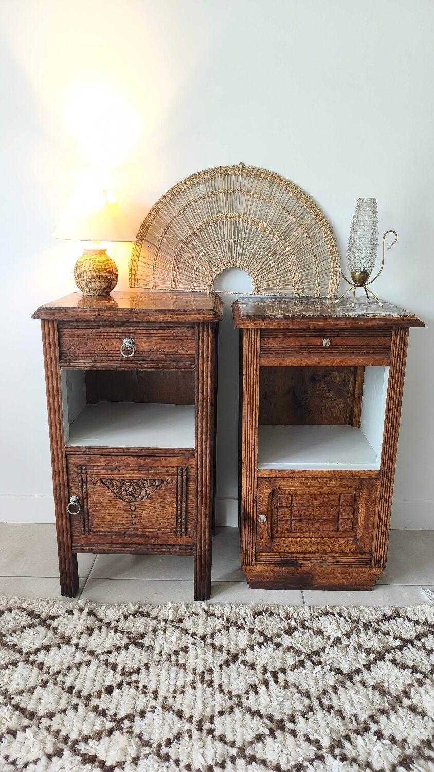 Art Deco bedside tables