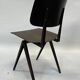 Lot de 4 chaises d’école vintage Galvanitas S16 Pays-Bas