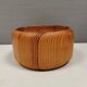 Danish bowl in turned pine from the 1970s-80s.