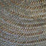 Round carpet in vegetable fibers diameter 120 cm