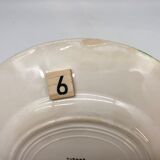 6 plates vintage niderviller model "blueberry"