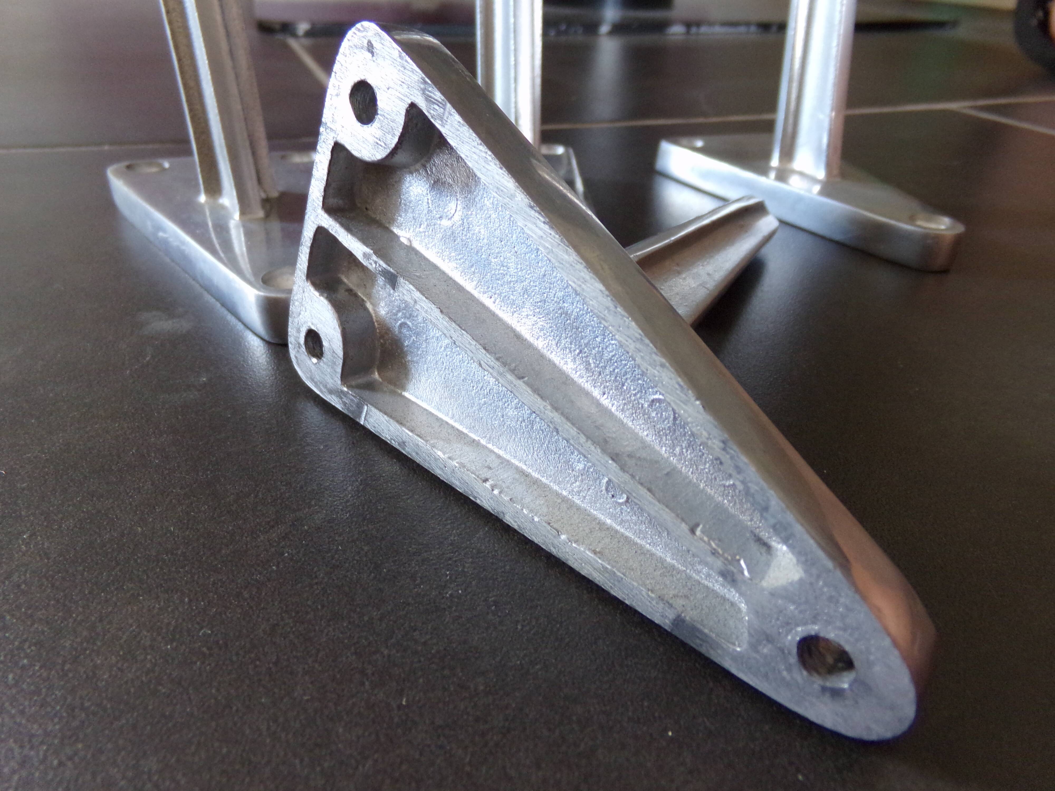 Industrial aluminium pad