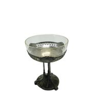 Art Nouveau centerpiece, glass, Quist, Germany, early 20th c.