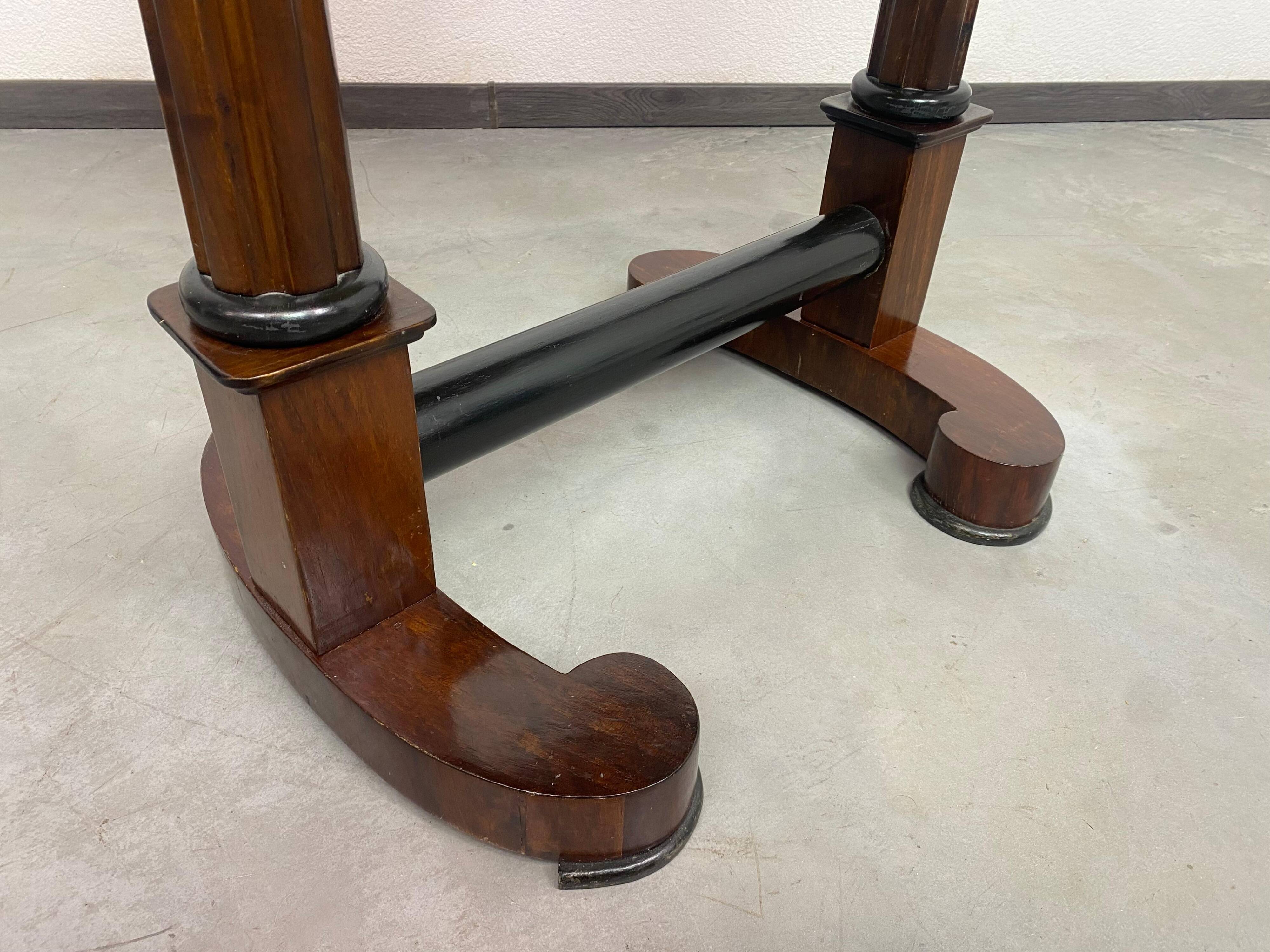Biedermeier side table from the 19th century