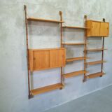 Mid-century modular teak wall unit by john texmon for blindheim mobelfabrik, norway, 1960s