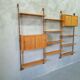 Mid-century modular teak wall unit by john texmon for blindheim mobelfabrik, norway, 1960s