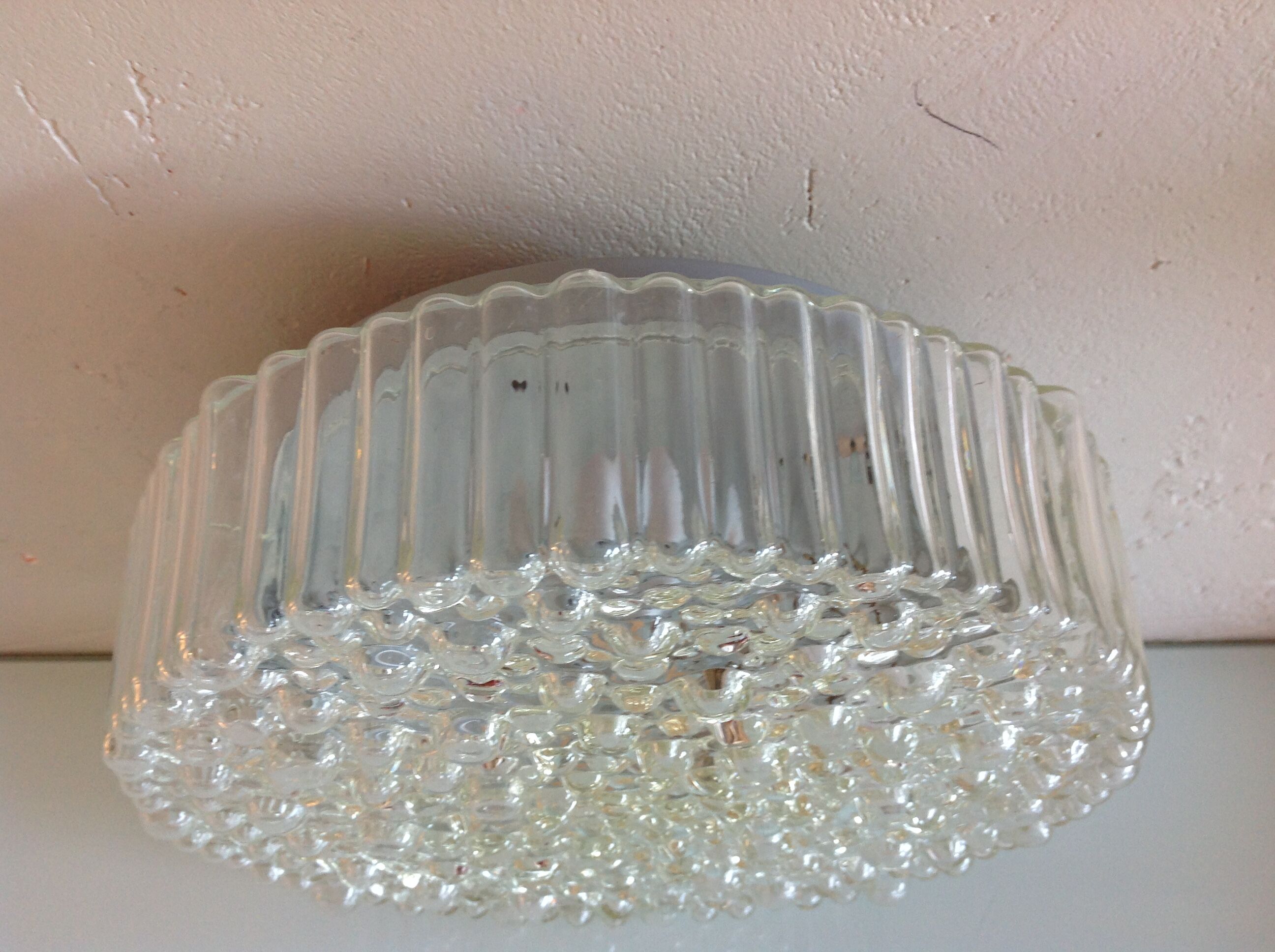 Bubble ceiling lamp by Helena Tynell for Hustadt Leuchten / vintage 60s-70s