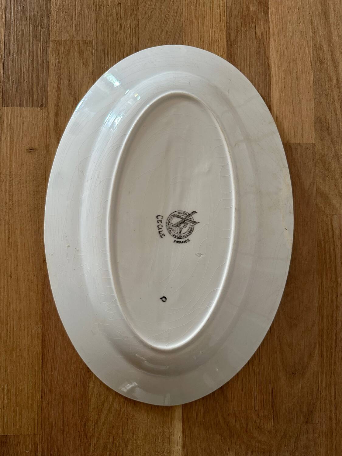 Oval dish Moulin des Loups