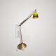 Philippe Starck Archimoon K lamp for Flos 1998 with yellow shade.