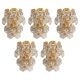 Pairs of Crystal Wall Lights by Kinkeldey, Germany, 1970s