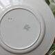 7 earthenware dessert plates with apple decoration and slip-brushed rim, KG Lunéville