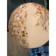 Contemporary Murano-Style Milky-White Glass Sphere with Multicoloured Murrine