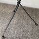 Vintage rattan basket on tripod foot 60s